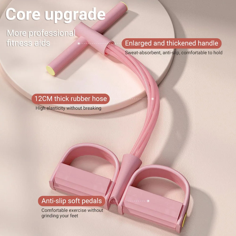 6-Tube Resistance Band Multi Function Tension Rope Fitness Bands